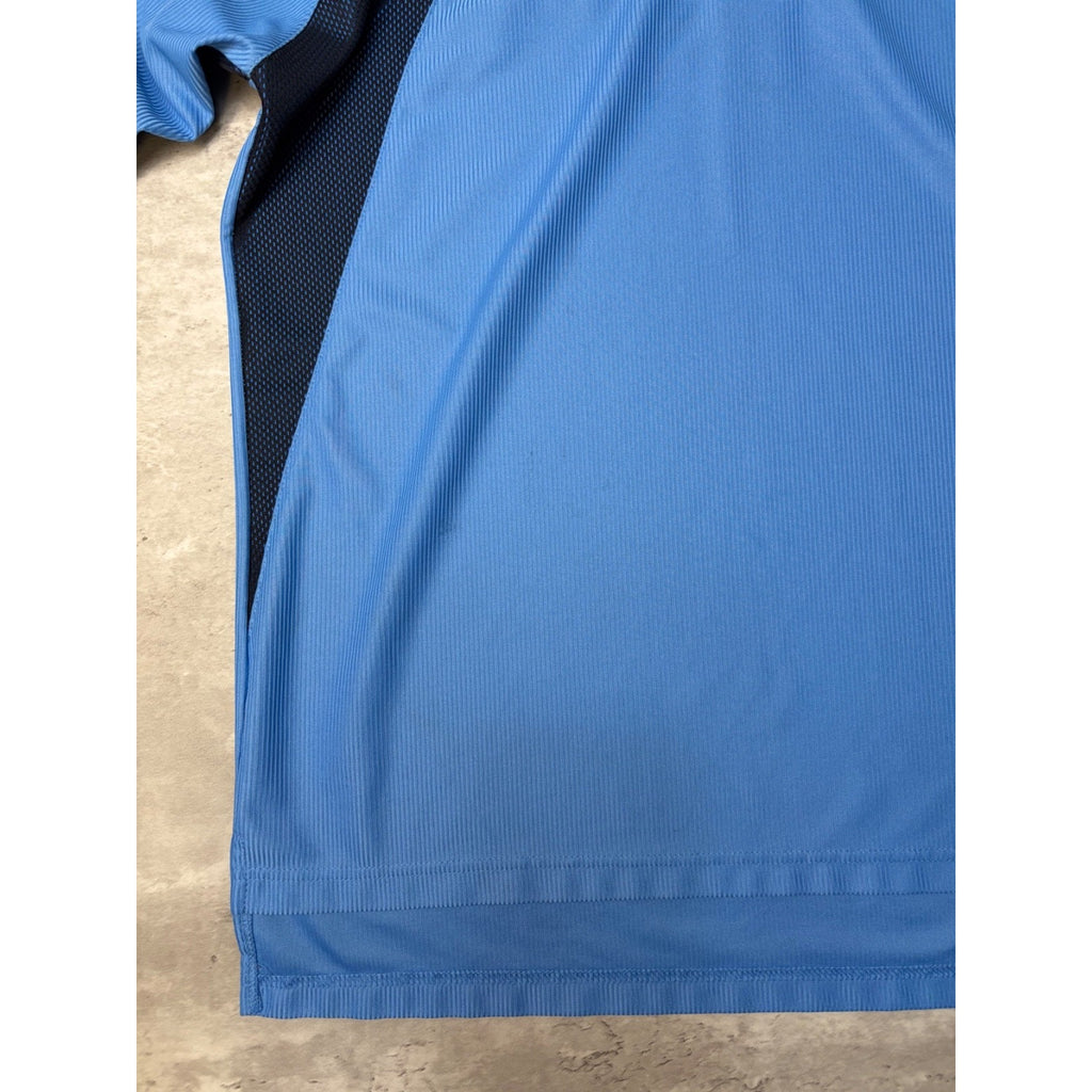 Vintage Umbro 1/4 Zip Embroidered Logo Keeper Soccer Jersey Size Large