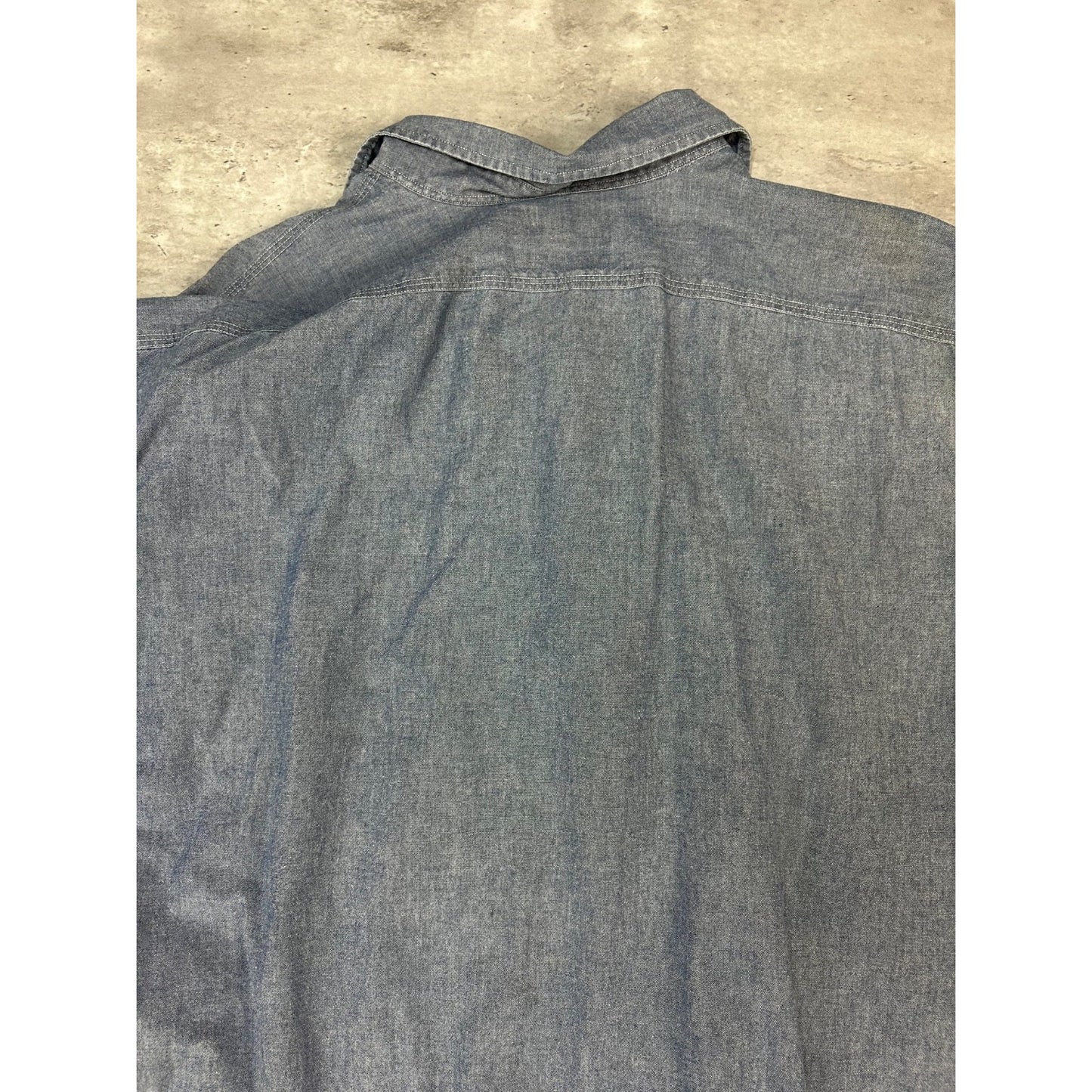 Vintage Polo Ralph Lauren Long Sleeve Button Up Shirt Size 2XL Blue