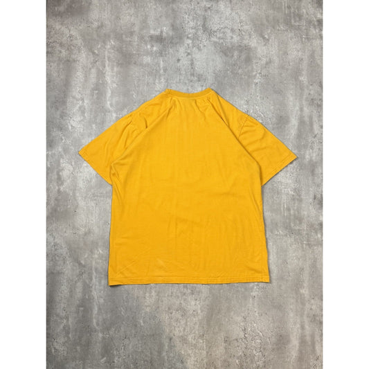Vintage Y2K Southpole Graphic Spellout T-Shirt Size XL Yellow