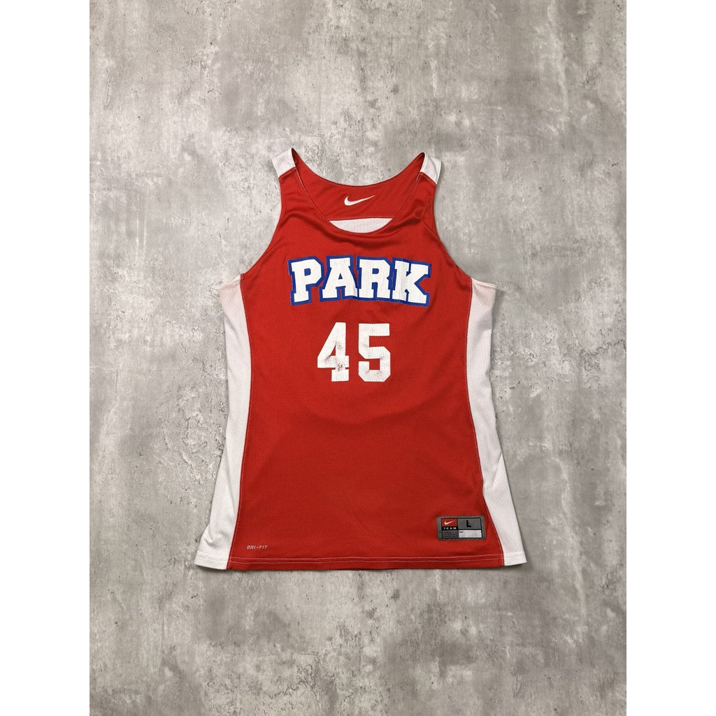 Vintage Park #45 Nike Reversible Basketball Jersey Size Large YOUTH