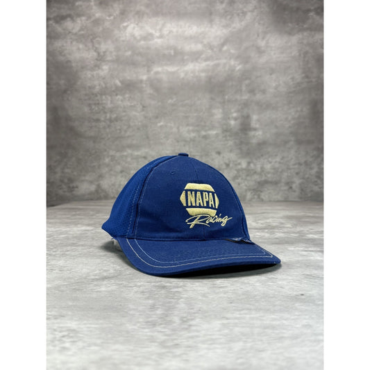 Vintage Napa Racing Embroidered Logo Nascar Strapback Hat OSFA Blue