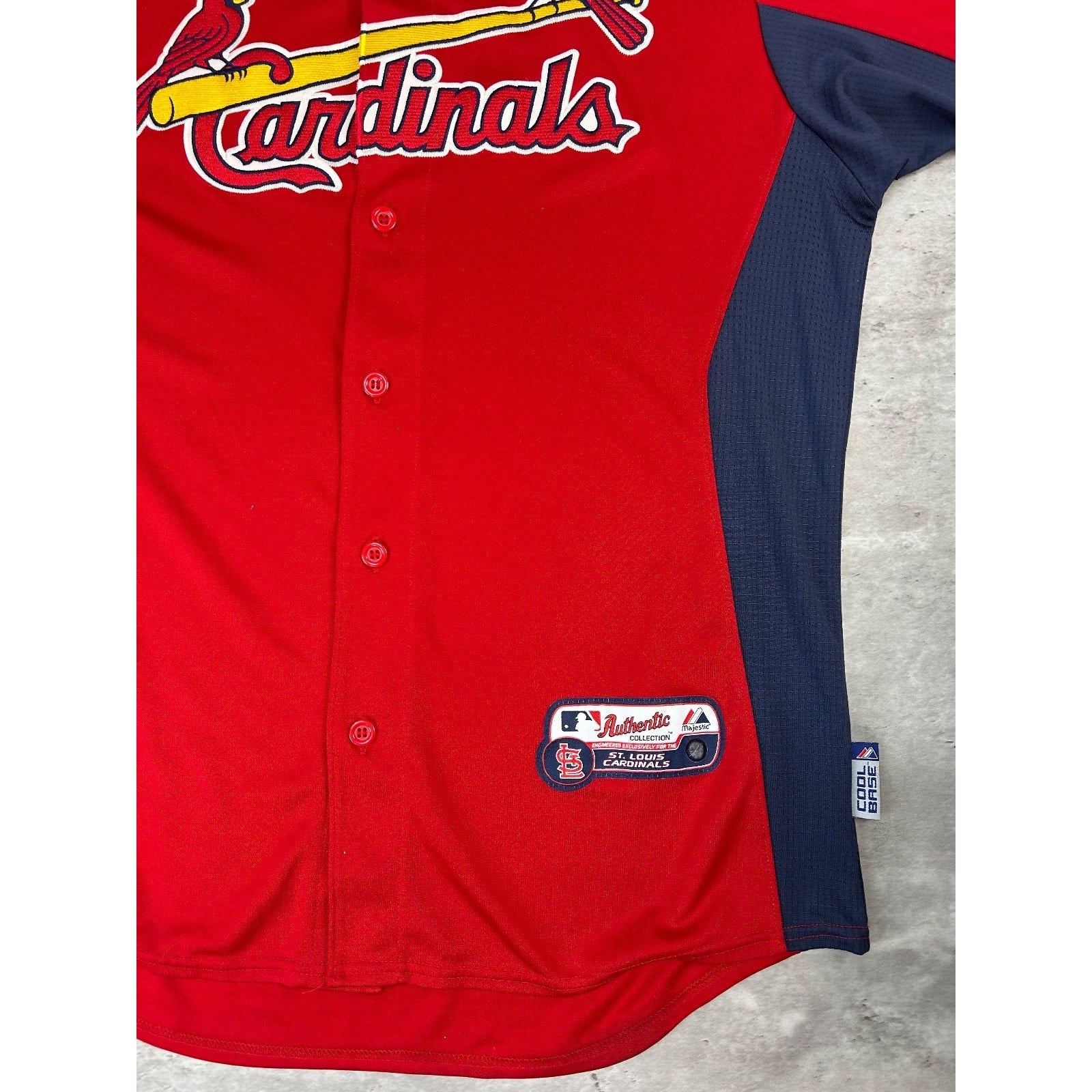 Vintage St Louis Cardinals MLB Stitched Baseball Jersey Size Medium Red