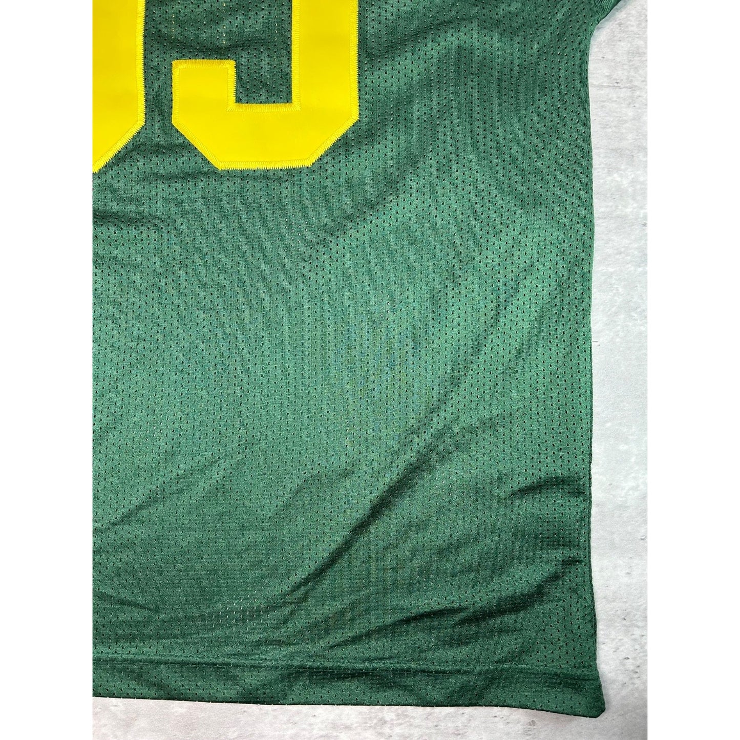 Vintage Y2K Fubu #05 Stitched Football Jersey Size XL Green/Yellow