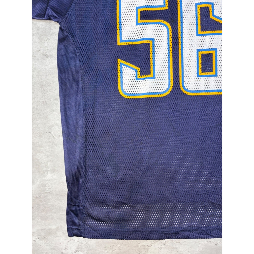 Vintage Shawne Merriman #56 San Diego Chargers NFL Reebok Jersey Sz Large YOUTH