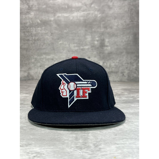 Vintage Idaho Falls Braves Pioneer League Embroidered Baseball Fitted Hat OSFA