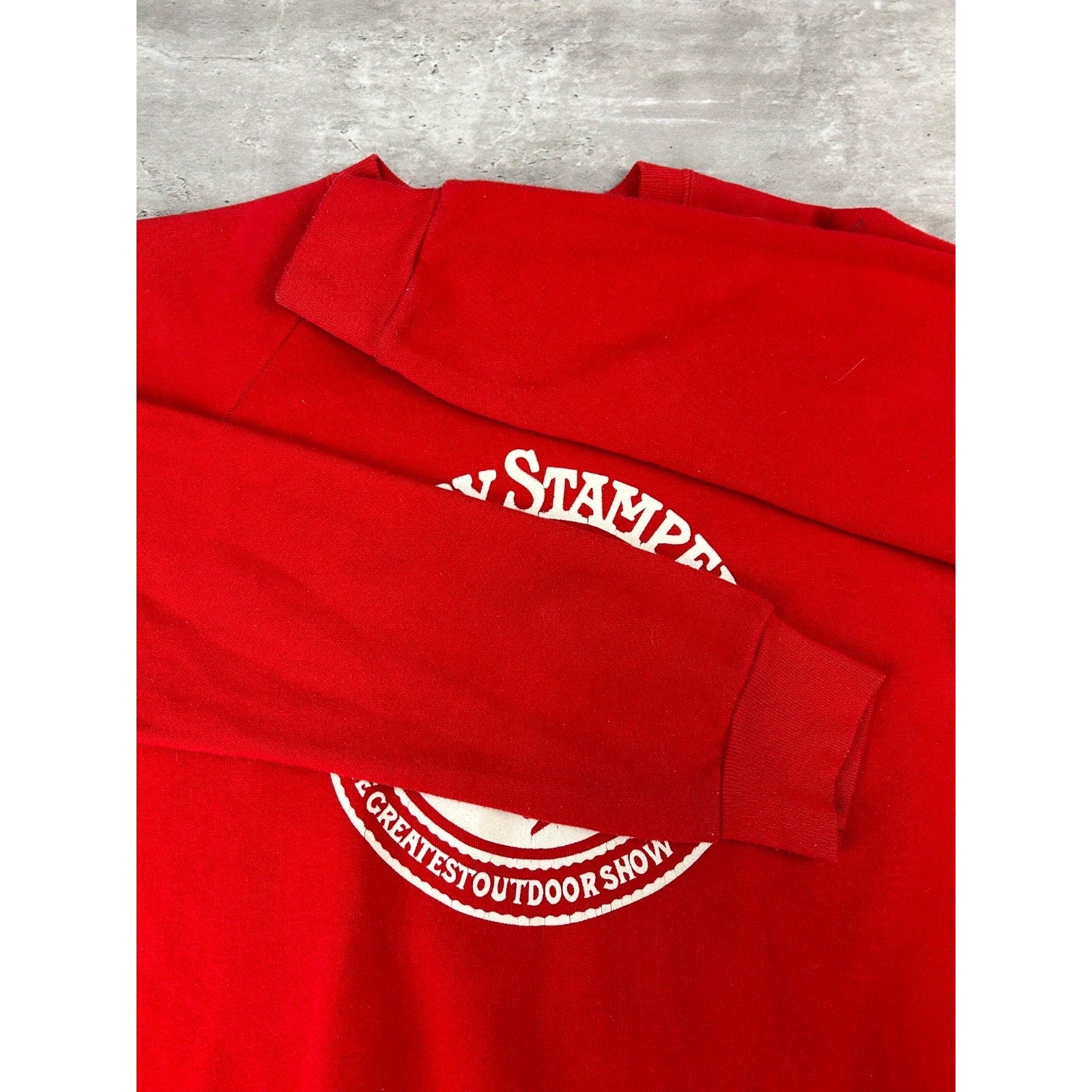 Vintage 90s Calgary Stampede Destination Spellout Graphic Sweatshirt Size Large