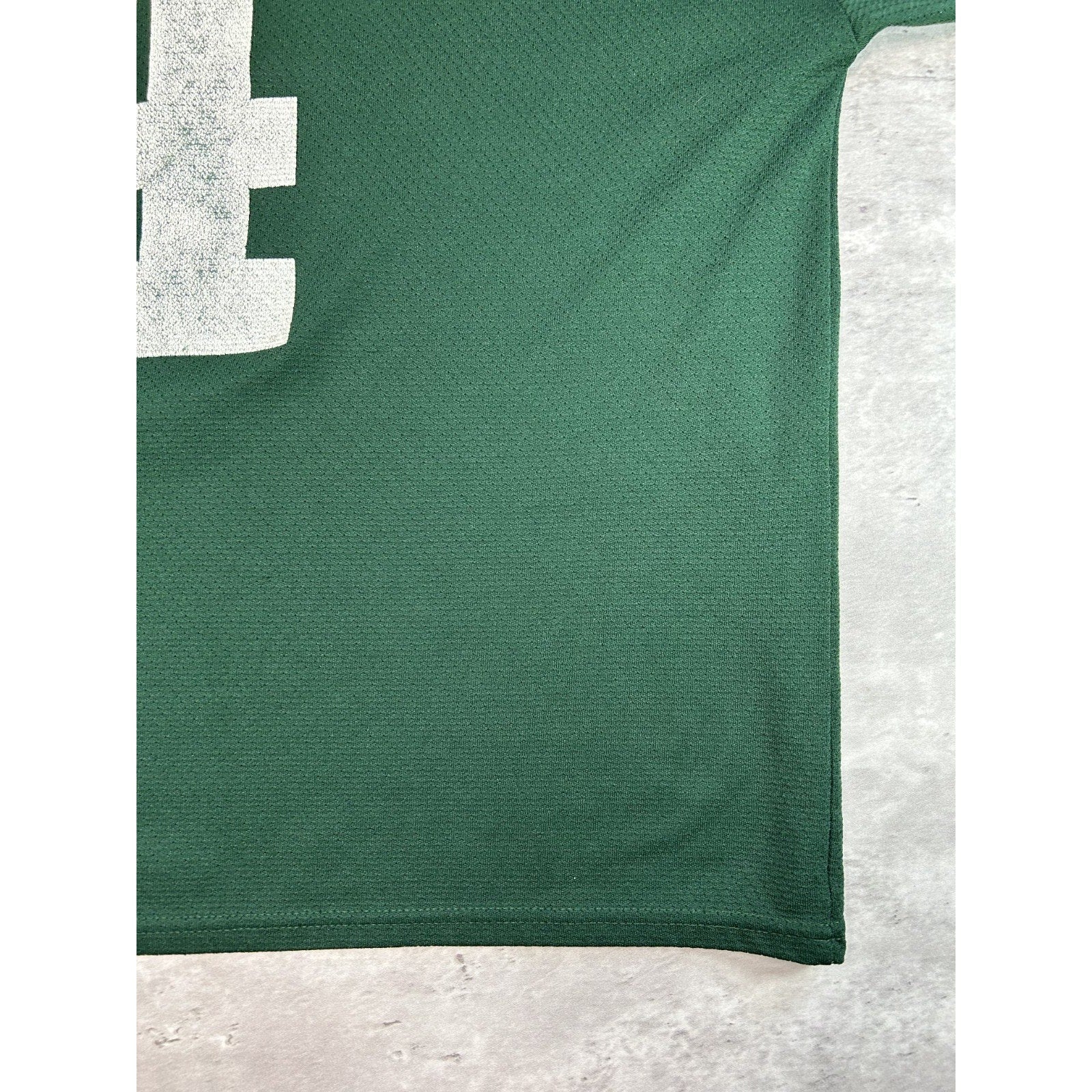 Vintage 90s Brett Favre #4 Green Bay Packers NFL Logo 7 Jersey Size Large Green