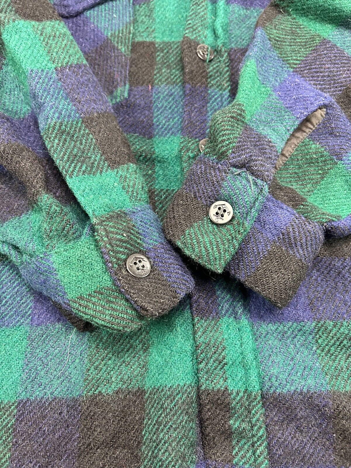 Vintage 80s Frostproof Plaid Double Pocket Flannel Button Up Shirt Size XL