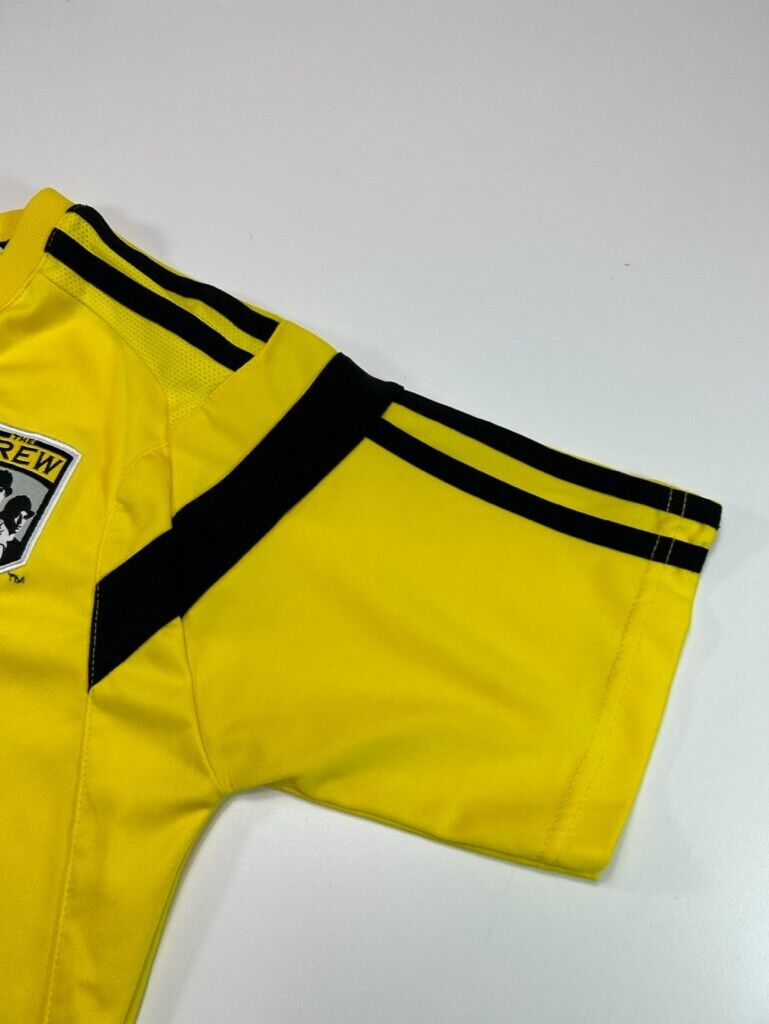 Columbus Crew MLS Adidas Nylon Soccer Jersey Size XL Yellow