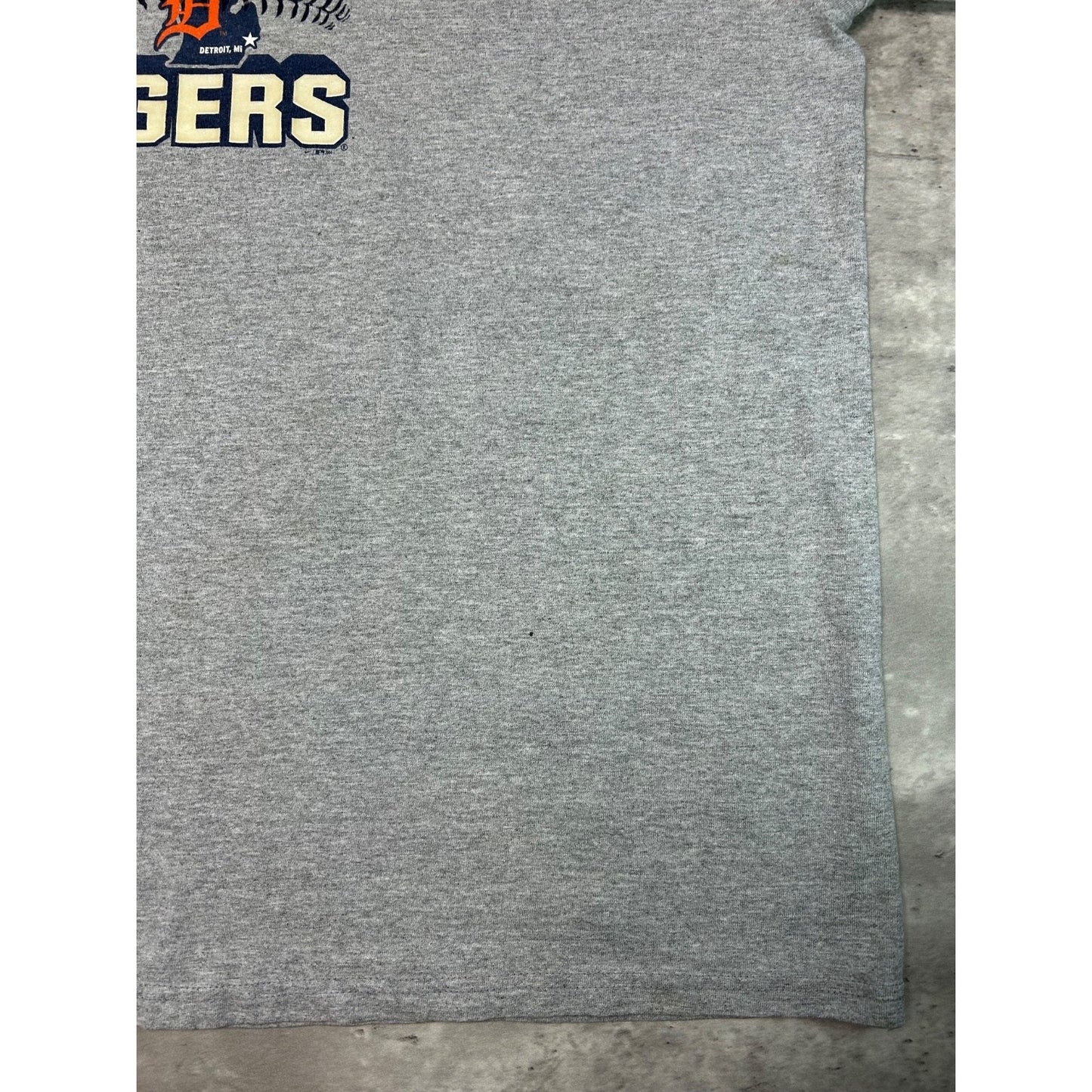 Vintage Detroit Tigers MLB Nike Middle Swoosh Spellout T-Shirt Size XL