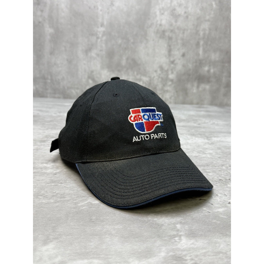 Vintage Carquest Auto Parts Embroidered Logo Strapback Hat OSFA