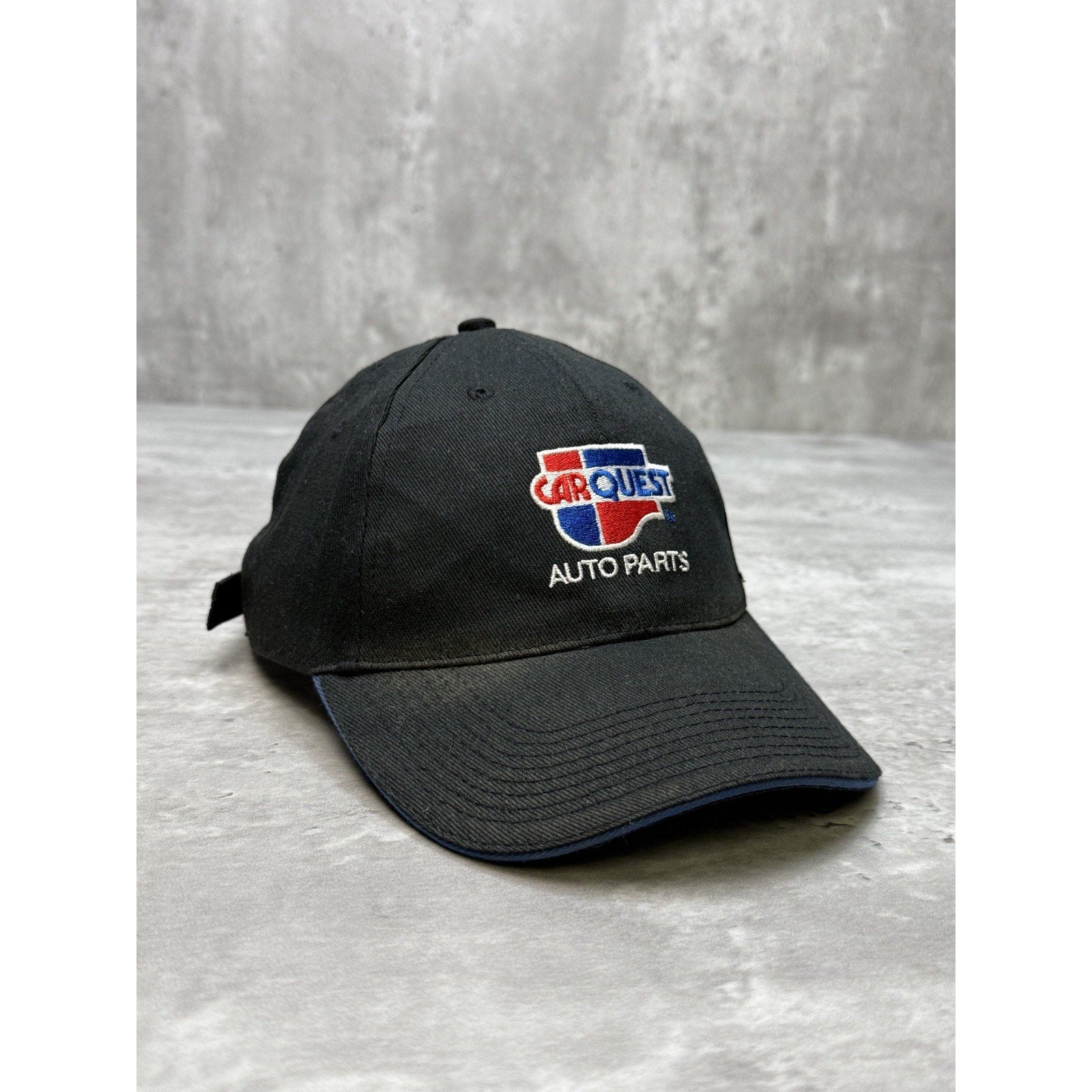 Vintage Carquest Auto Parts Embroidered Logo Strapback Hat OSFA