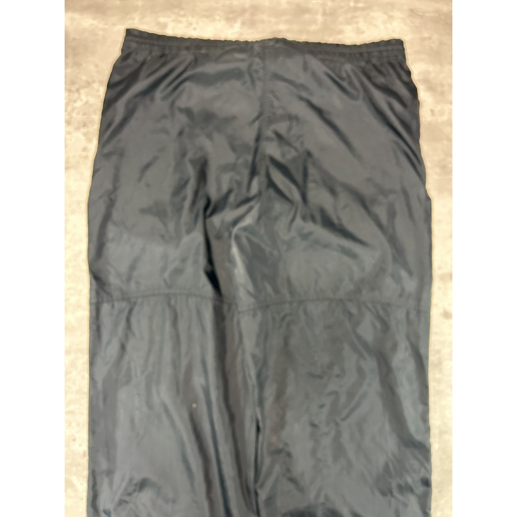 Vintage 80s/90s Nike Tonal Embroidered Logo Nylon Track Pants Size Medium