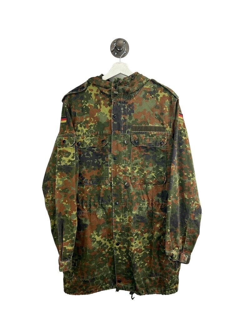 Vintage 1993 H Winnen GMBH & CO German Military Camo Field Jacket Size Large 90s