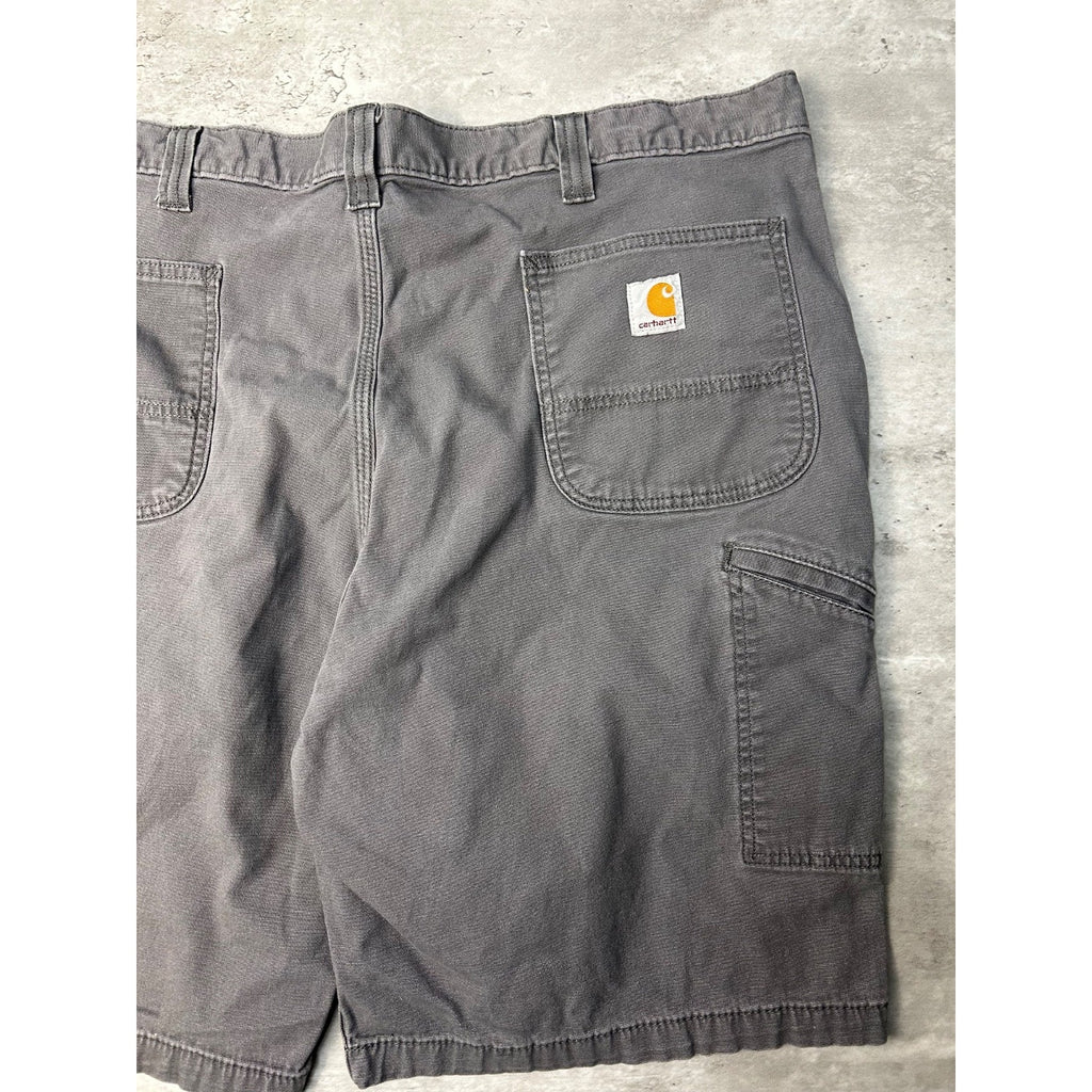Carhartt Relaxed Fit Canvas Workwear Gray Five Pocket Pants Size 41