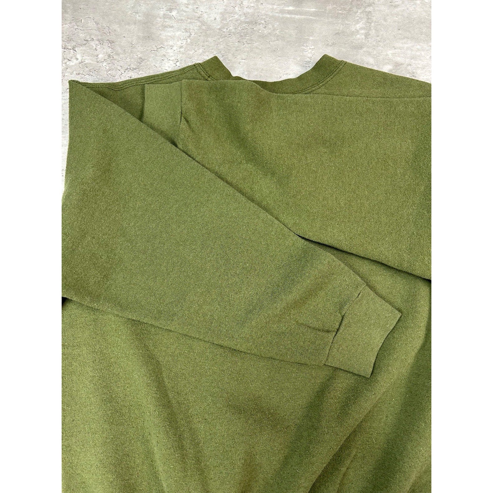 Vintage US Military USMC Graphic Crest Spellout Crewneck Sweatshirt Size Medium