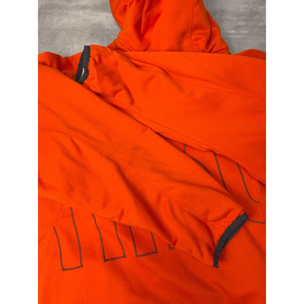 Vintage 2000s Nike Embroidered Swoosh Hooded Reversible Jacket Size 2XL
