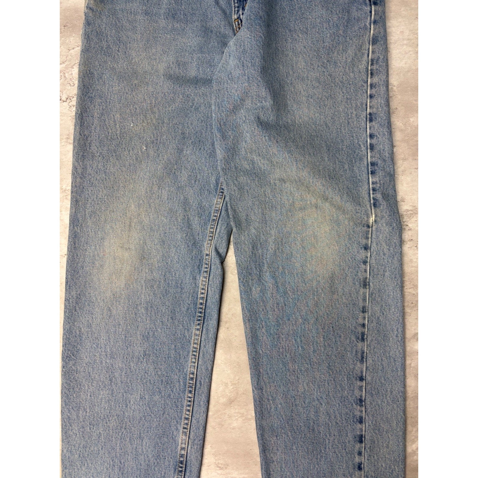 Vintage 90s Levis 550 Red Tab Light Wash Denim Pants Size 34