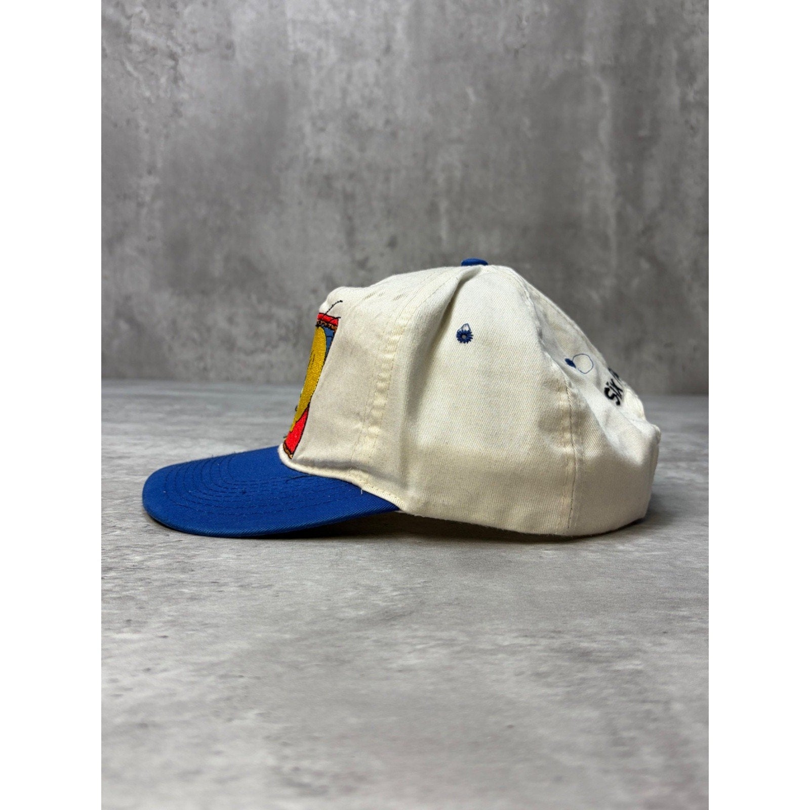 Vintage 90s Looney Tunes Tweety Embroidered Graphic Snapback Hat OSFA