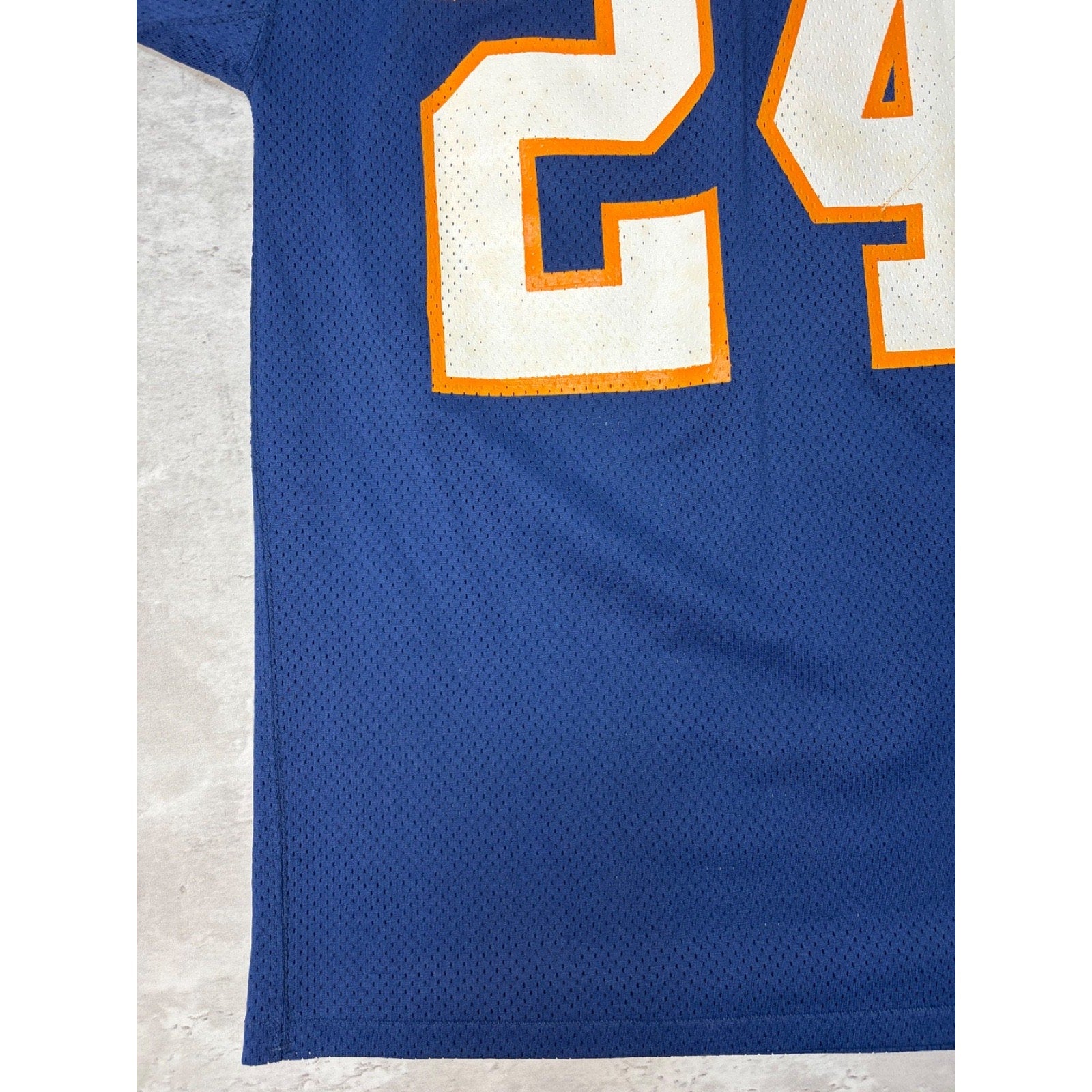 Vintage 1980s Chicago Bears NFL #24 Sand Knit Football Jersey Size Large