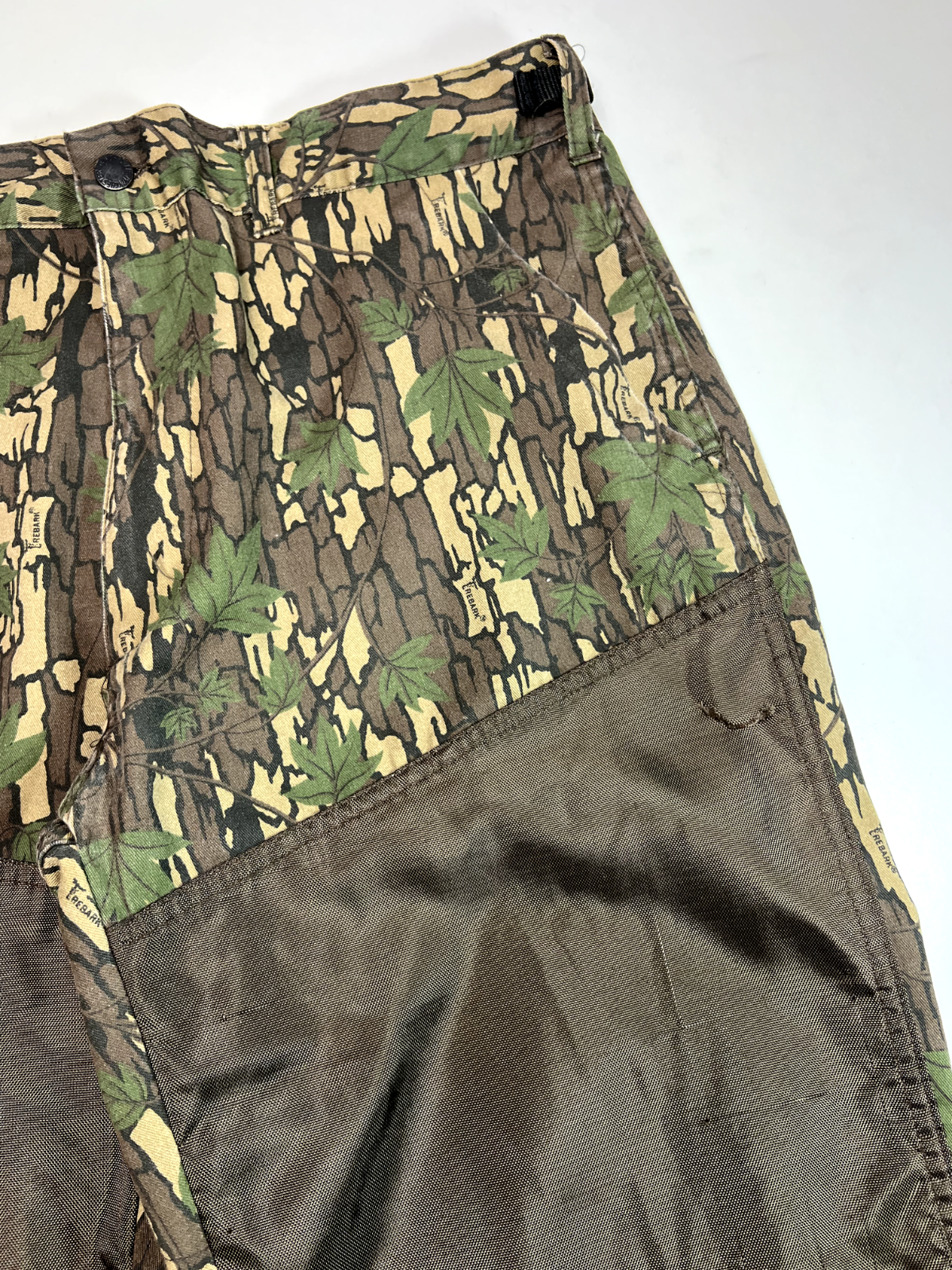 Vintage 90s Winchester Treebark Camo Double Knee Hunting Style Pants Size 36W L