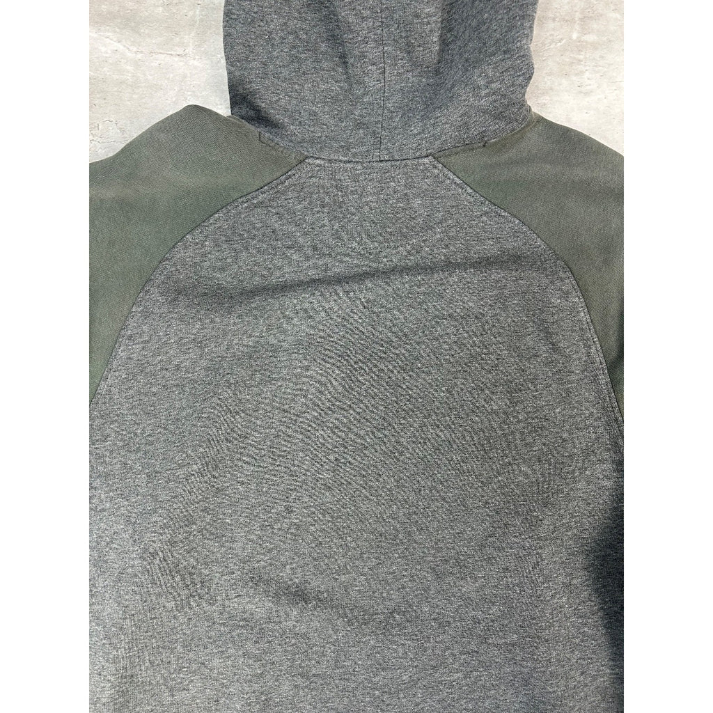 Vintage 2000s Nike Embroidered Swoosh Spellout Hooded Sweatshirt Size 2XL