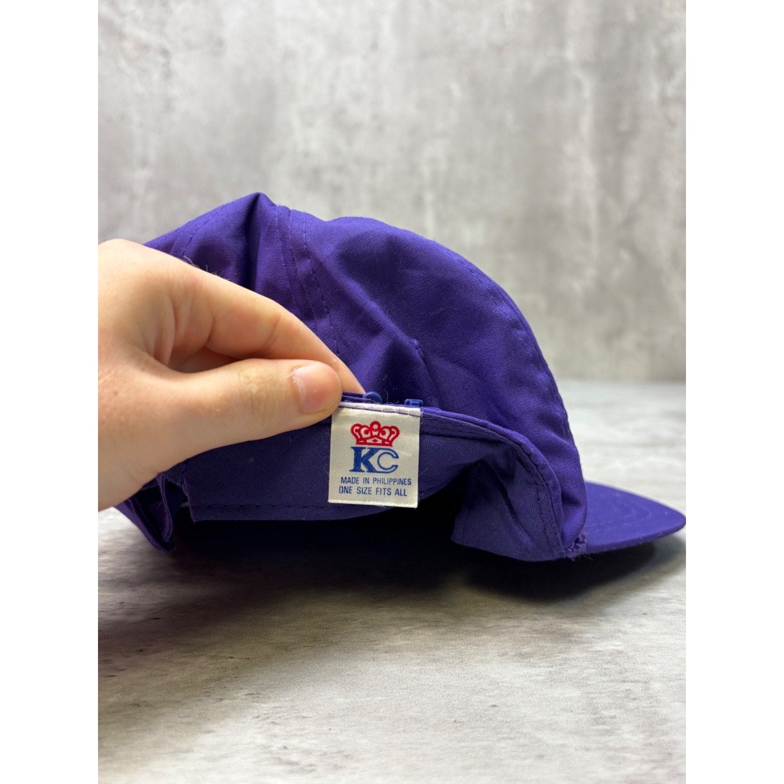 Vintage 90s Panama City Beach Spellout Graphic Strapback Hat OSFA