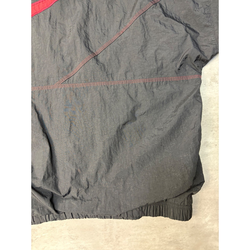 Vintage Nike Embroidered Mini Swoosh 1/2 Zip Windbreaker Jacket Size Large