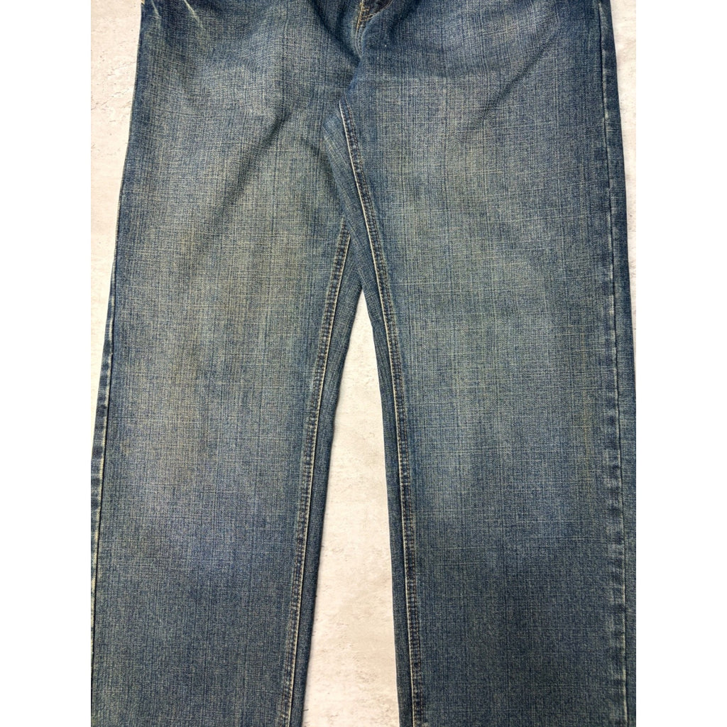 Vintage Y2K NXTGEN Embroidered Dark Wash Denim Pants Size 36