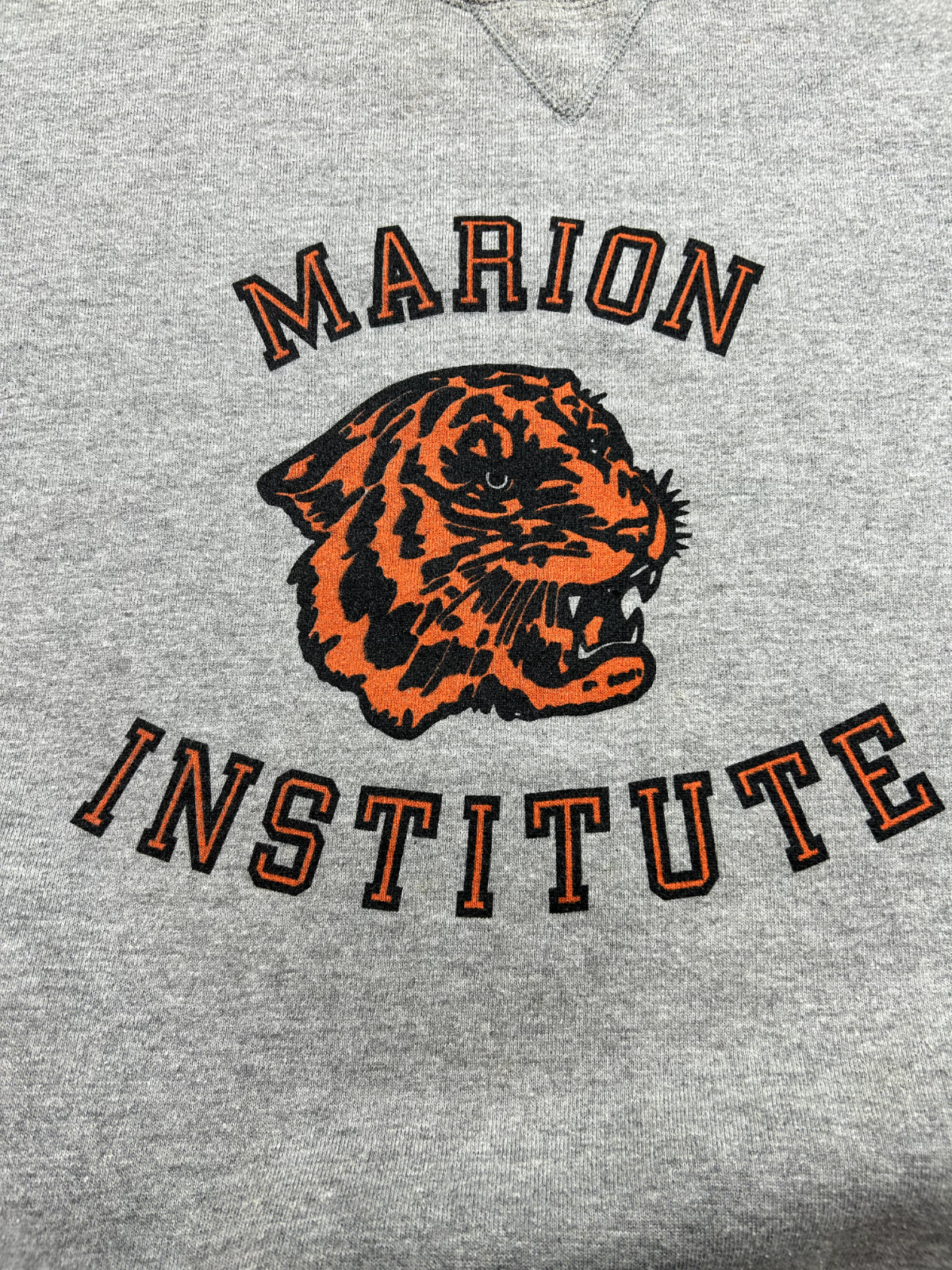 Vintage 90s Marion Institute Graphic Collegiate Russel Athletic Sweatshirt XL