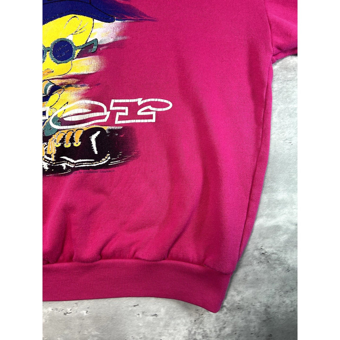 Vintage 1996 Looney Tunes Tweety Bird Whatever Cartoon Graphic Sweatshirt Sz XL