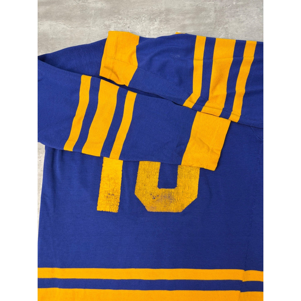 Vintage 70s/80s 69ers Stitched Two Tone Hockey Jersey Size XL