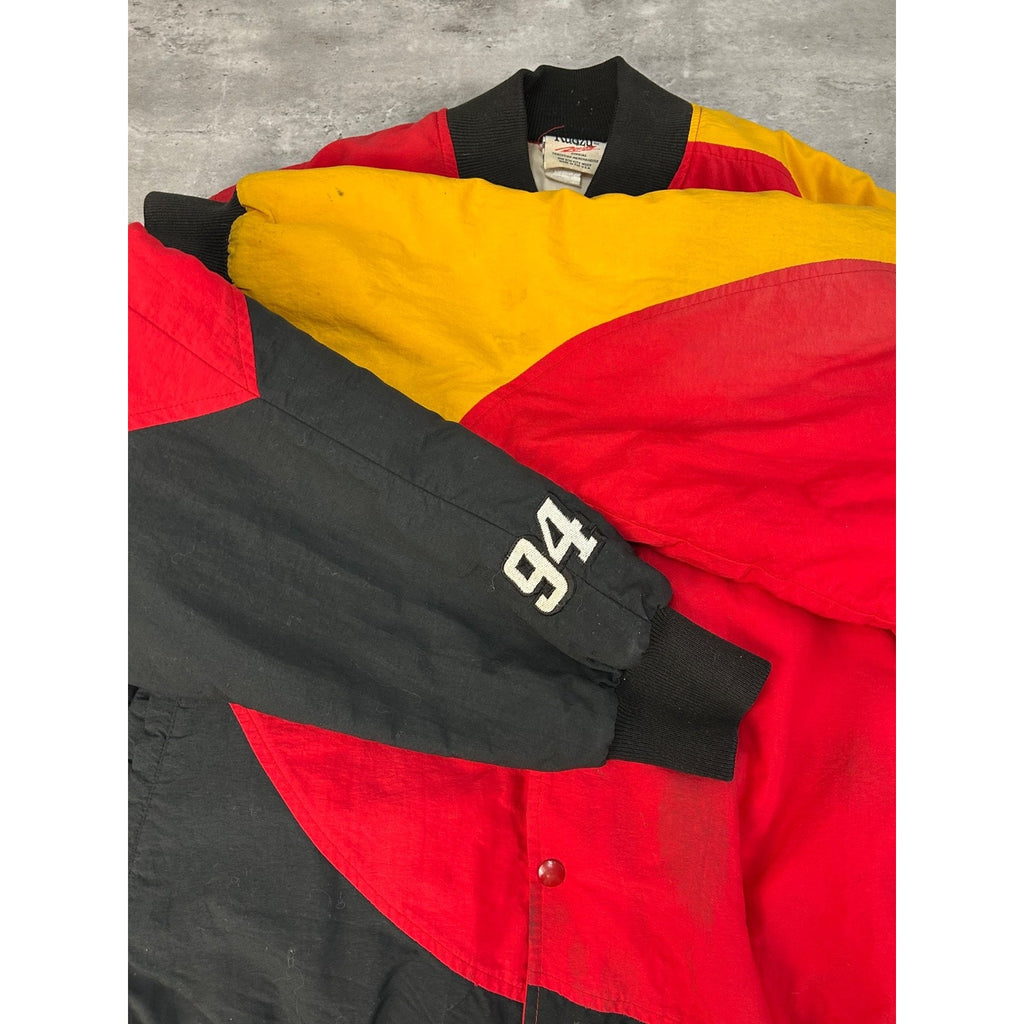 Vintage 1995 Bill Elliot #94 McDonalds Racing Nascar Bomber Jacket Size XL