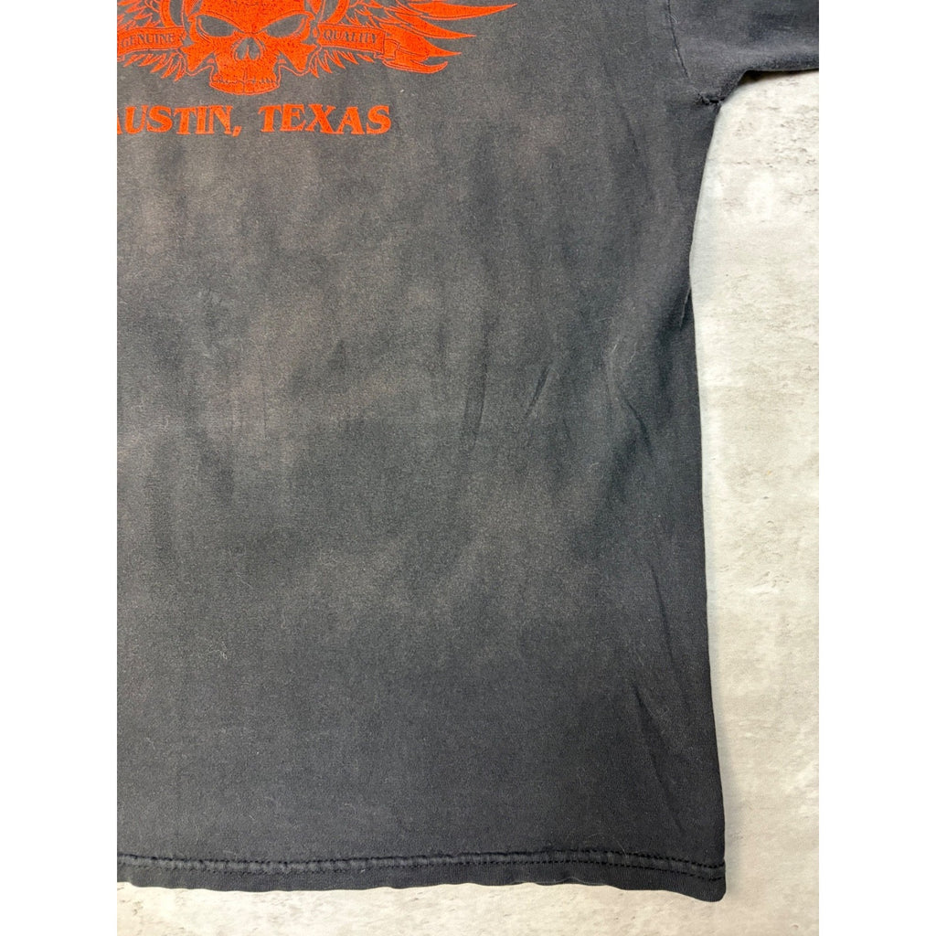 Vintage Harley Davidson Pin Up Engine Graphic T-Shirt Size Medium