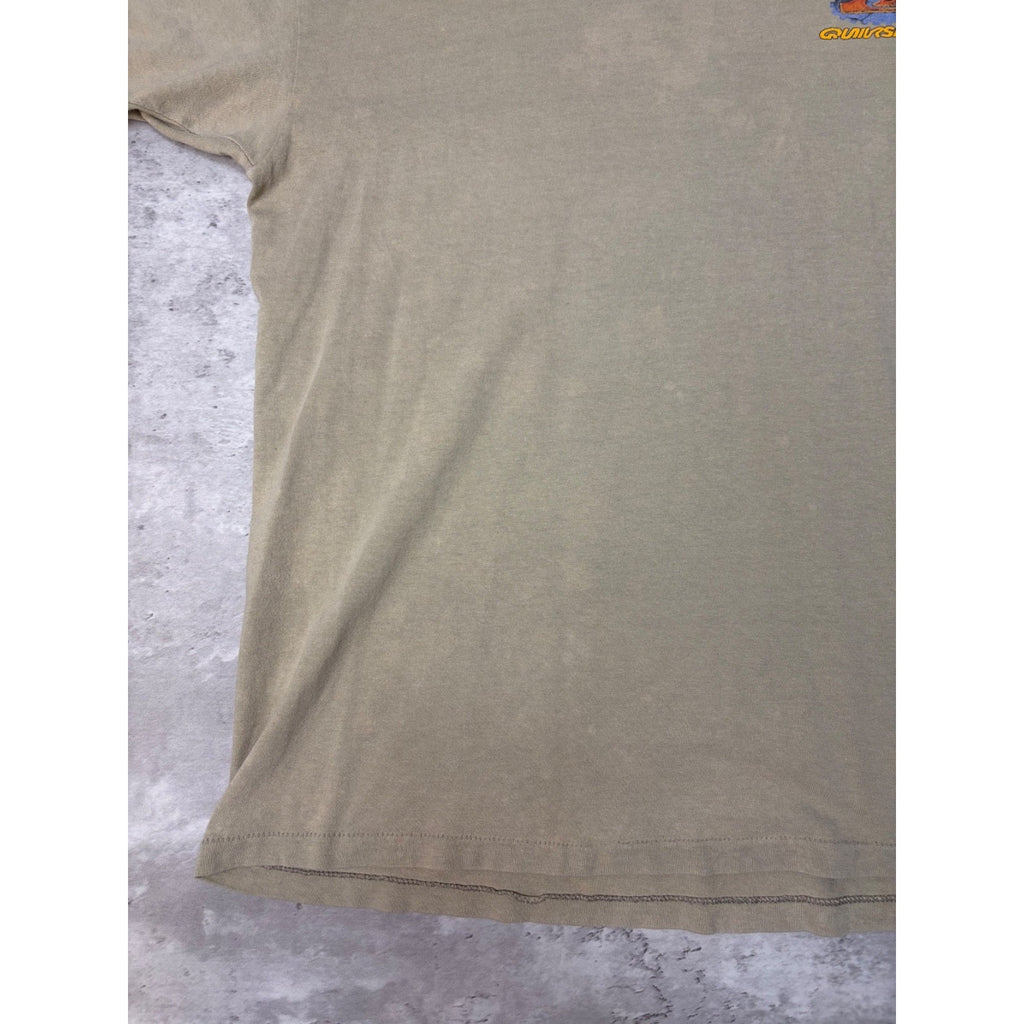 Vintage Y2K Quiksilver Gear Logo Graphic T-Shirt Size Large