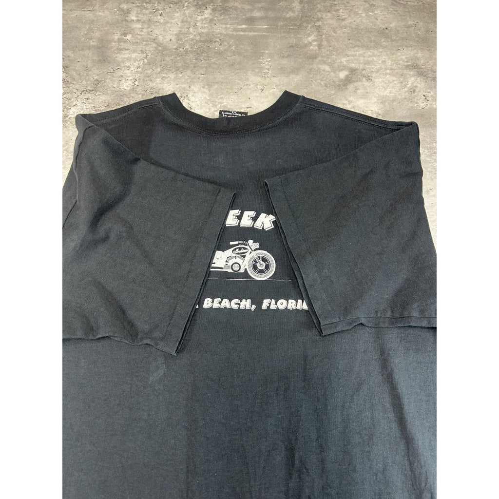 Vintage 1994 Indian Motorcycles Iron Redskin Motorcycle Graphic T-Shirt Sz XL