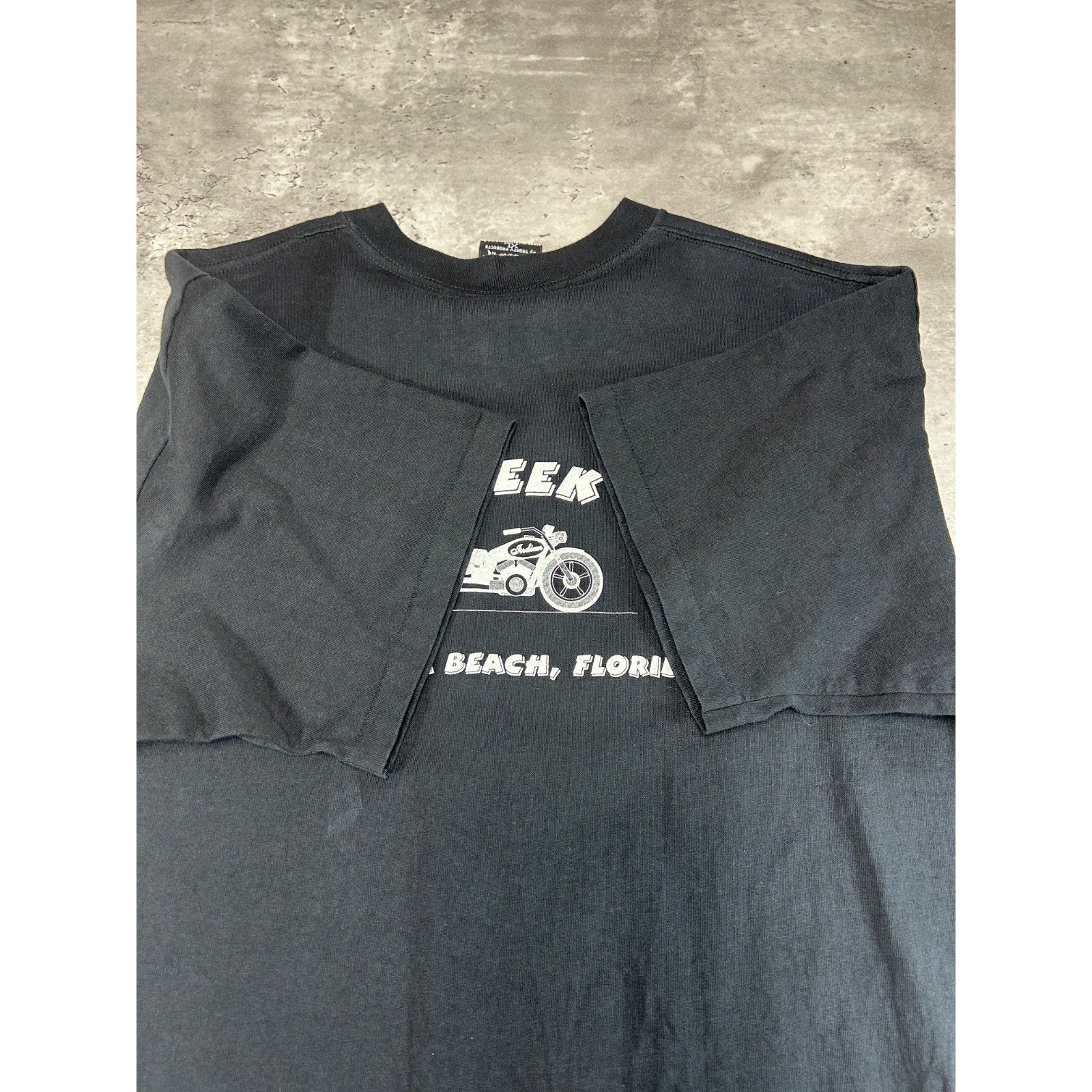 Vintage 1994 Indian Motorcycles Iron Redskin Motorcycle Graphic T-Shirt Sz XL