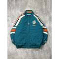 Vintage 90s Miami Dolphins NFL Embroidered Starter Bomber Jacket Size Large