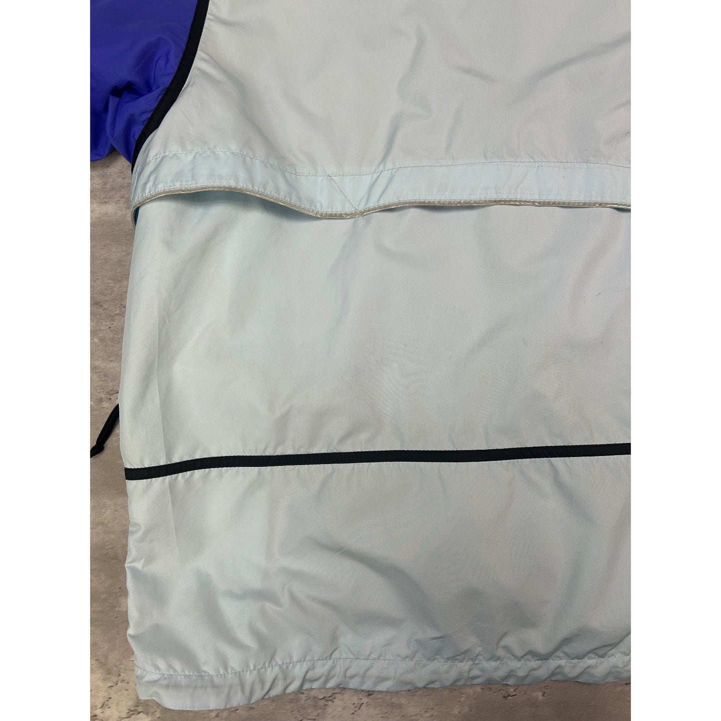 Vintage 90s Nike Embroidered Swoosh Two Tone Windbreaker Jacket Size XL YOUTH