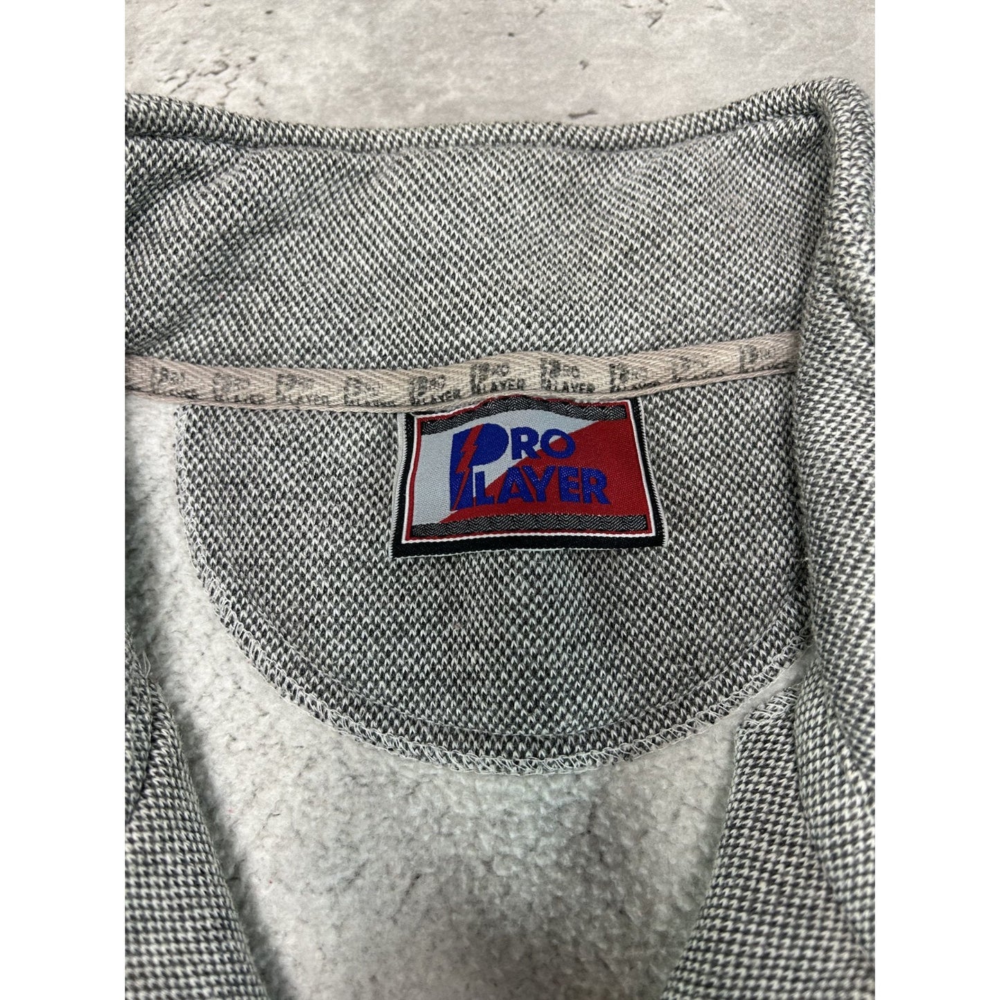 Vintage 90s Tennessee Oilers NFL Embroidered Spellout 1/2 Zip Sweatshirt Size XL