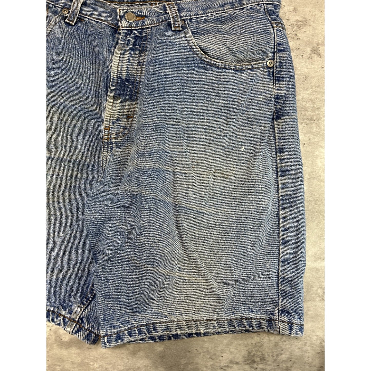 Vintage 90s Members Marks Light Wash Denim Pants Size 35 Blue