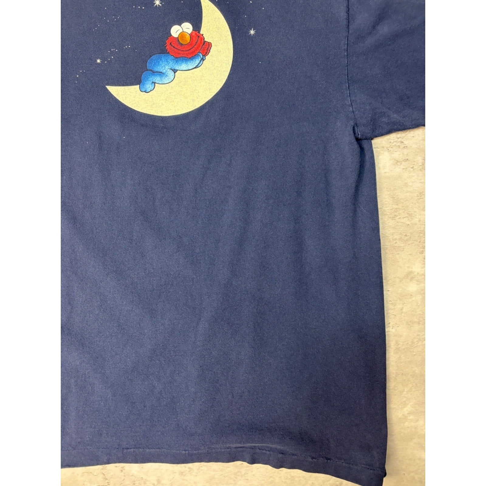 Vintage 90s Elmo Glow In The Dark Cartoon Graphic Tv Show T-Shirt Size Large
