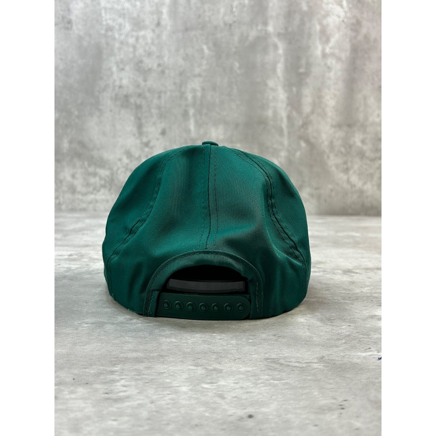 Vintage 90s Moosehead Embroidered Logo Beer Promo Snapback Hat OSFA Green