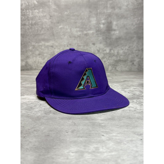 Vintage 90s Arizona Diamondbacks MLB Embroidered Baseball Snapback Hat OSFA