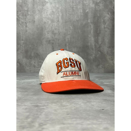 Vintage 90s Bowling Green State Alumni NCAA Embroidered Strapback Hat OSFA