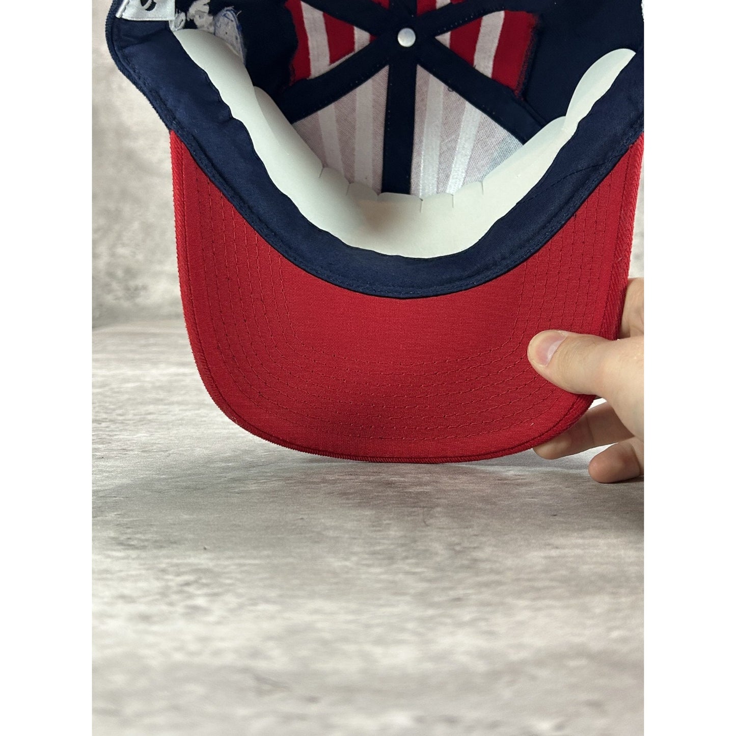Vintage Dale Jarrett #88 Nascar Embroidered Logo Spellout Strapback Hat OSFA