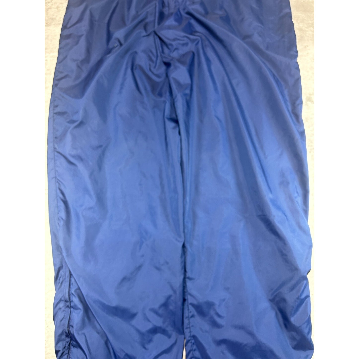 Vintage 90s Nike Tonal Embroidered Logo Track Pants Size Large Navy Blue