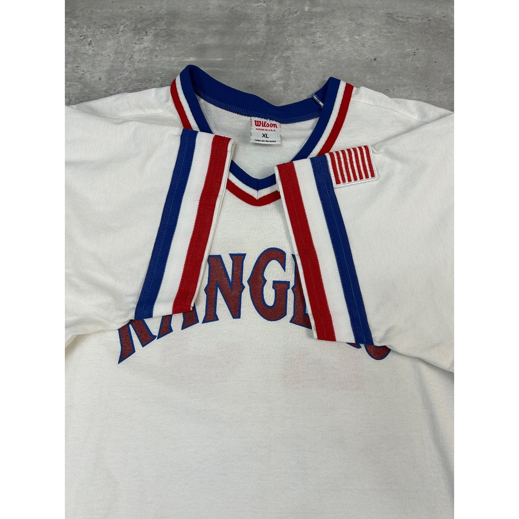 Vintage 80s Buddy Bell #25 Texas Rangers MLB Rawlings Jersey Size XL