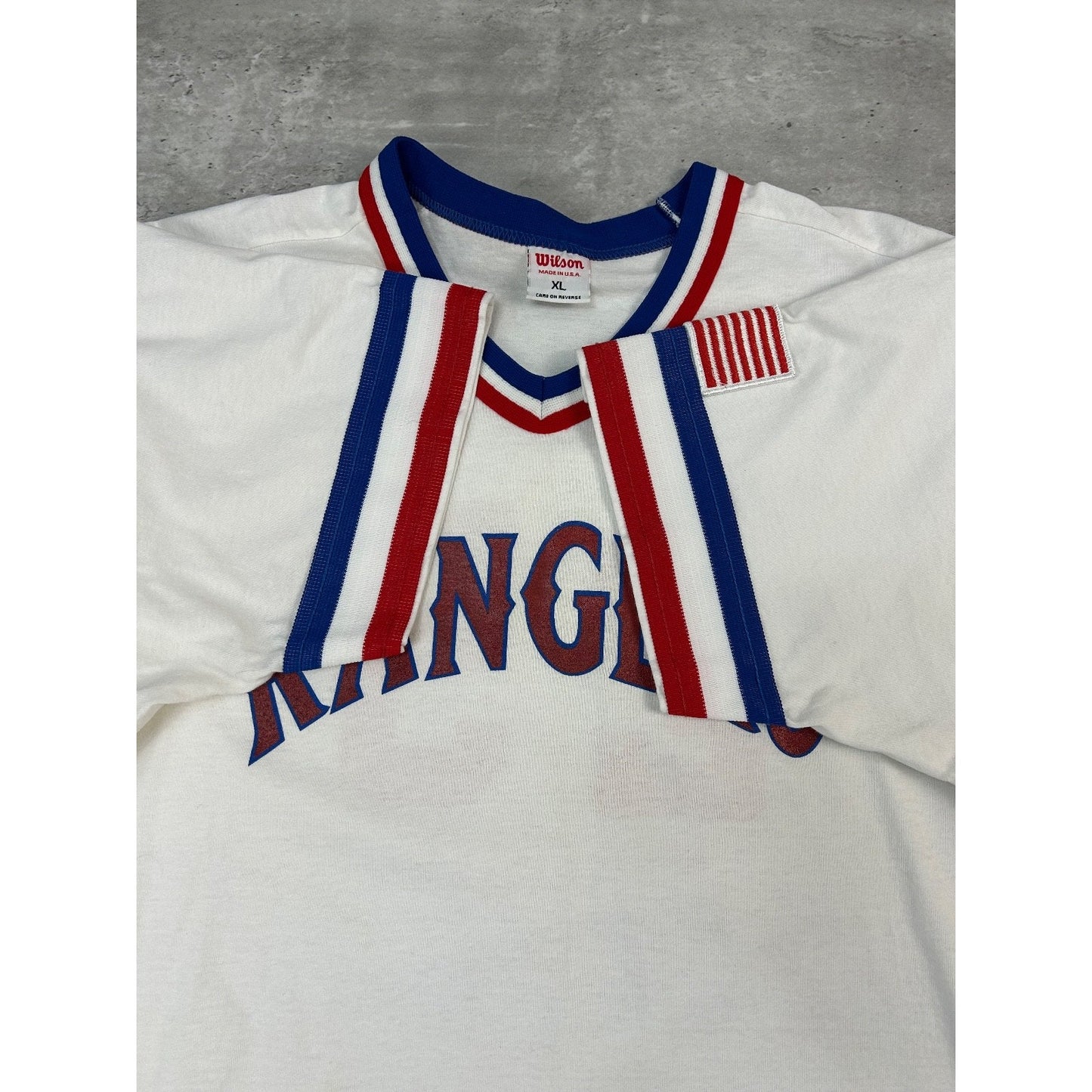 Vintage 80s Buddy Bell #25 Texas Rangers MLB Rawlings Jersey Size XL