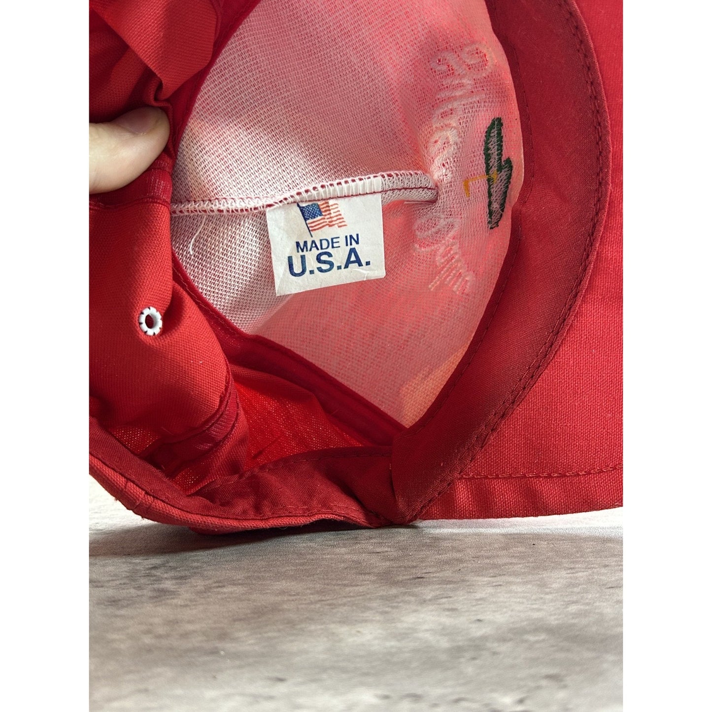 Vintage 90s Super Valu Golf Outing Embroidered Spellout Snapback Hat OSFA